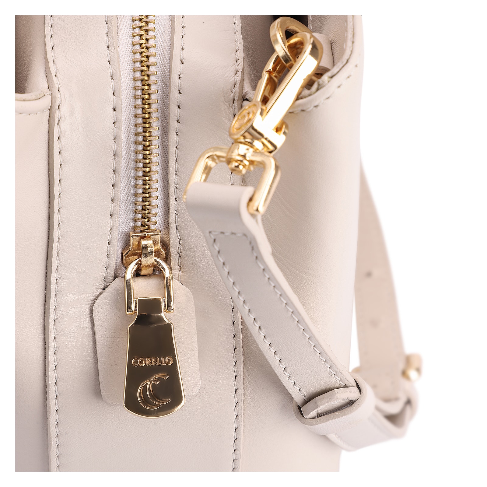 Bolsa Tote Couro Off White