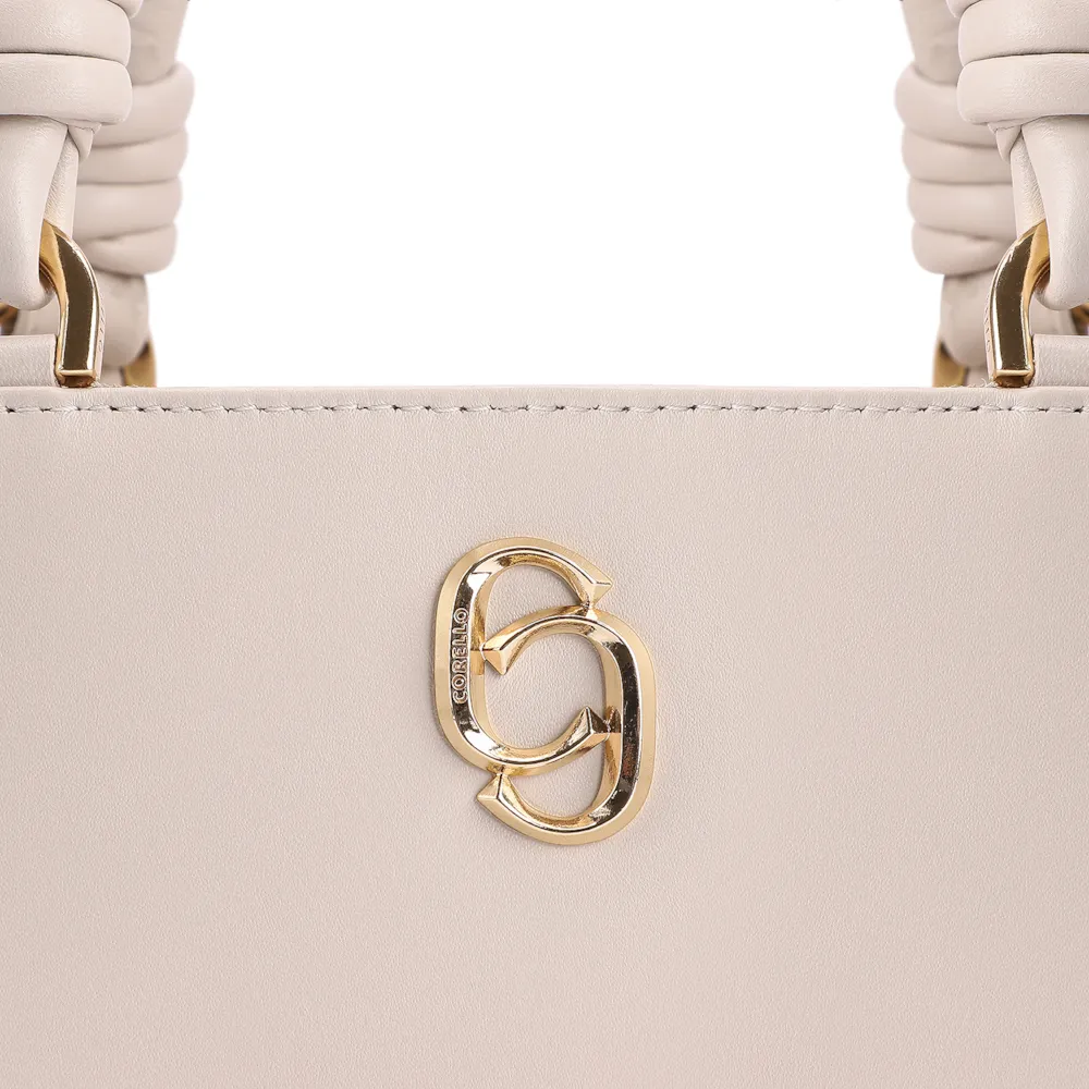 Bolsa Tote Couro Off White - imagem 6