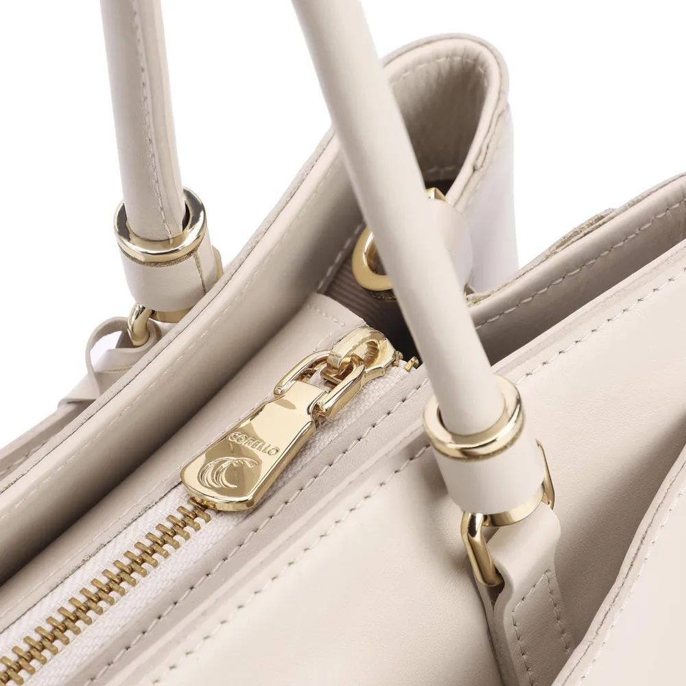 Bolsa Tote Couro Off White - imagem 5