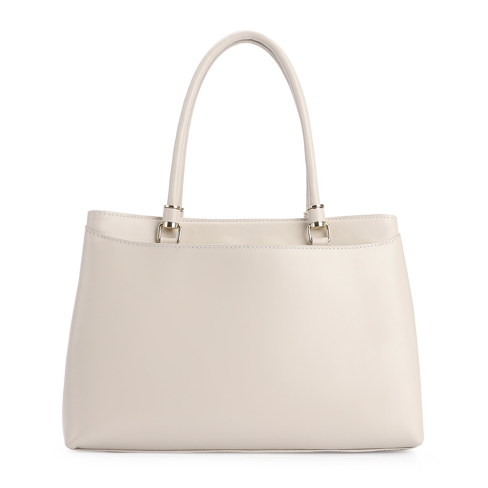 Bolsa Tote Couro Off White