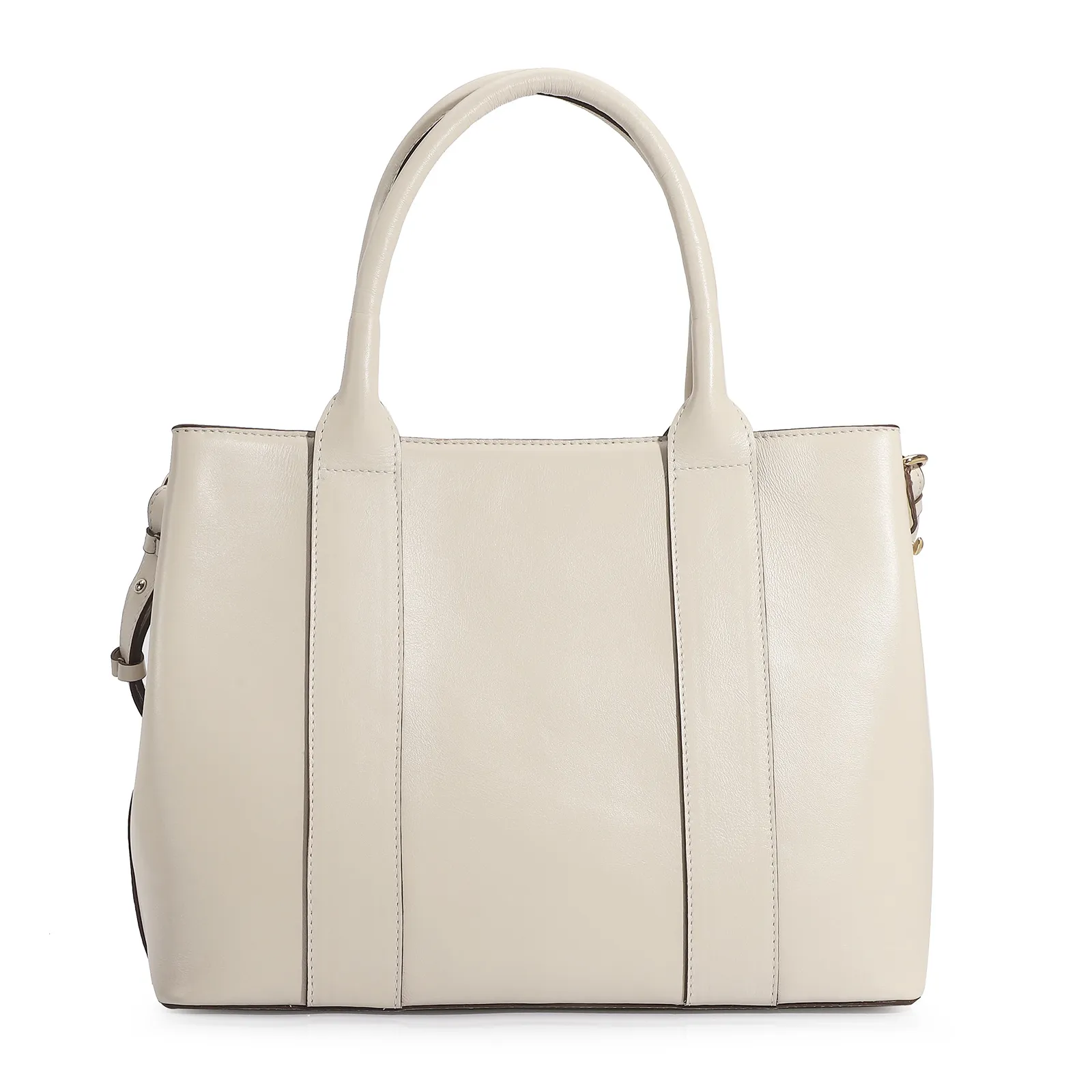 Bolsa Tote Couro Off White