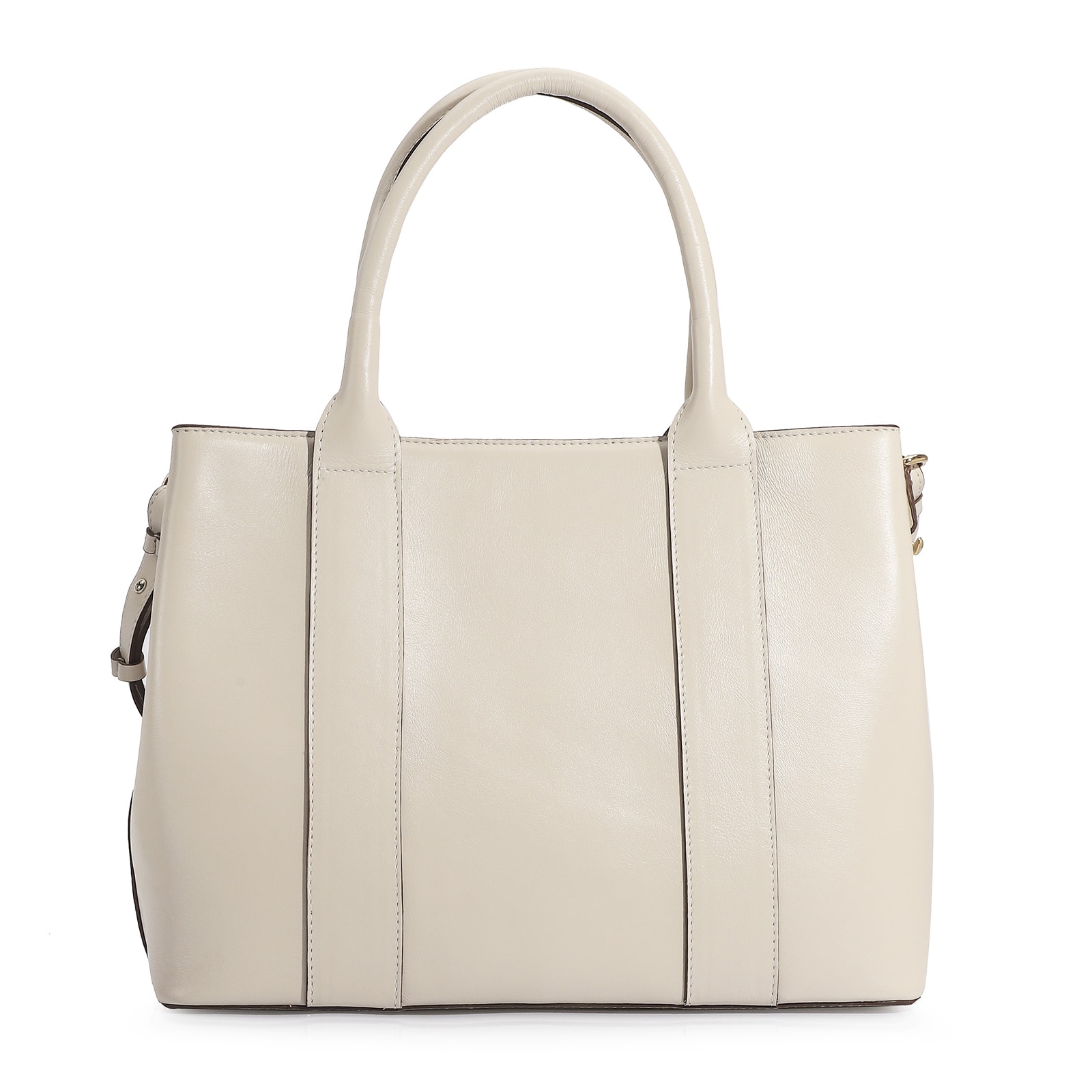Bolsa Tote Couro Off White