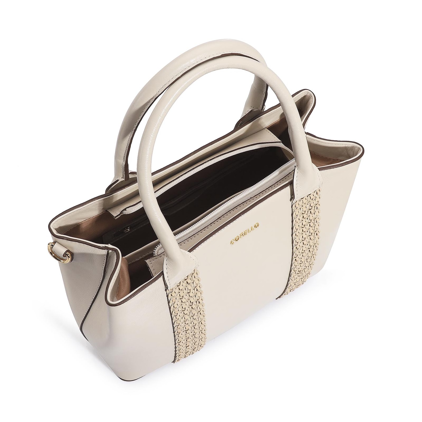 Bolsa Tote Couro Off White