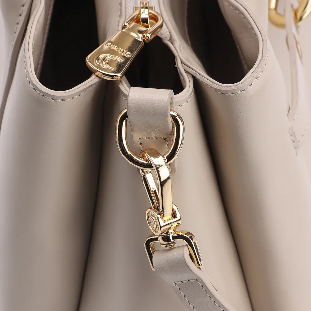Bolsa Tote Couro Off White - imagem 5