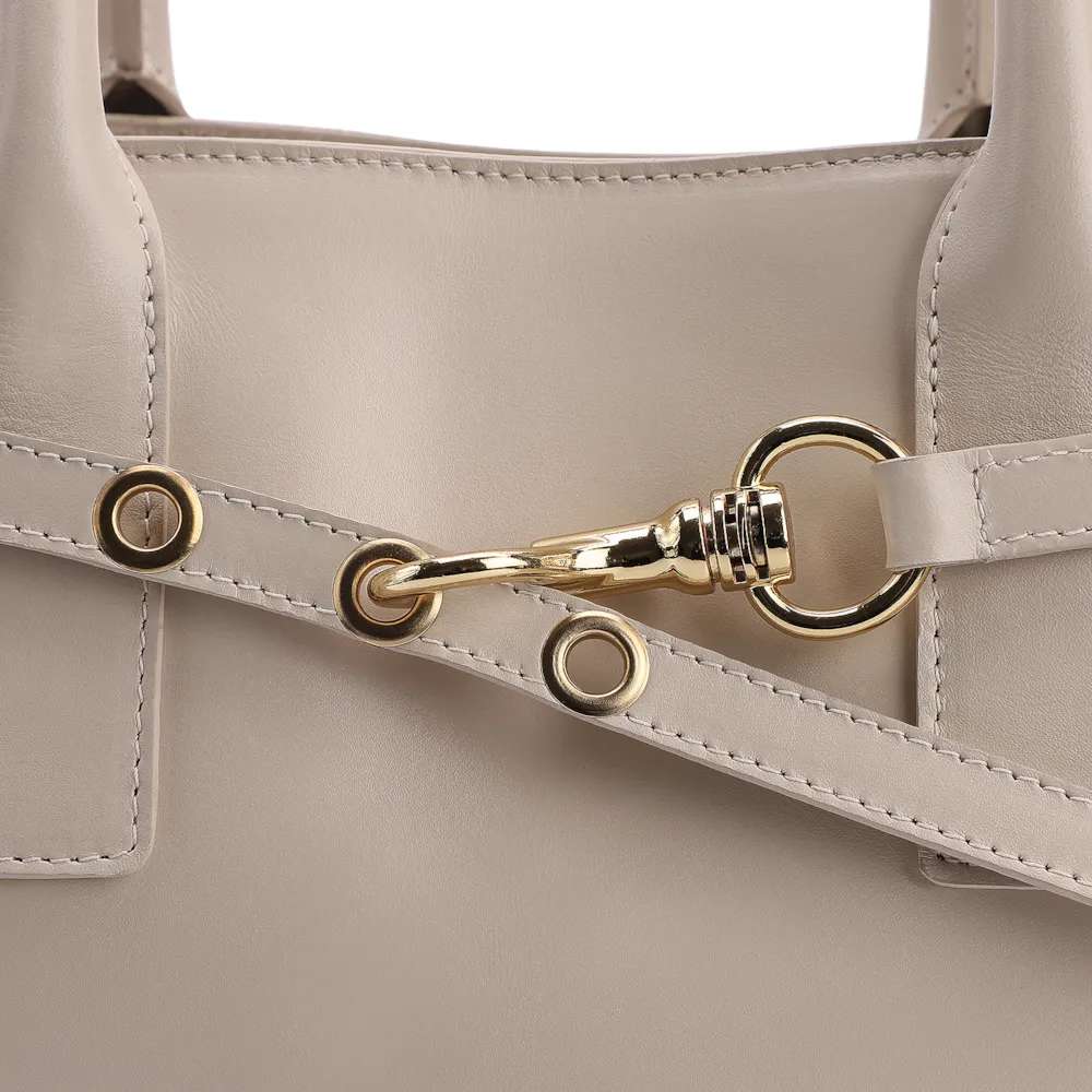 Bolsa Tote Couro Off White - imagem 7