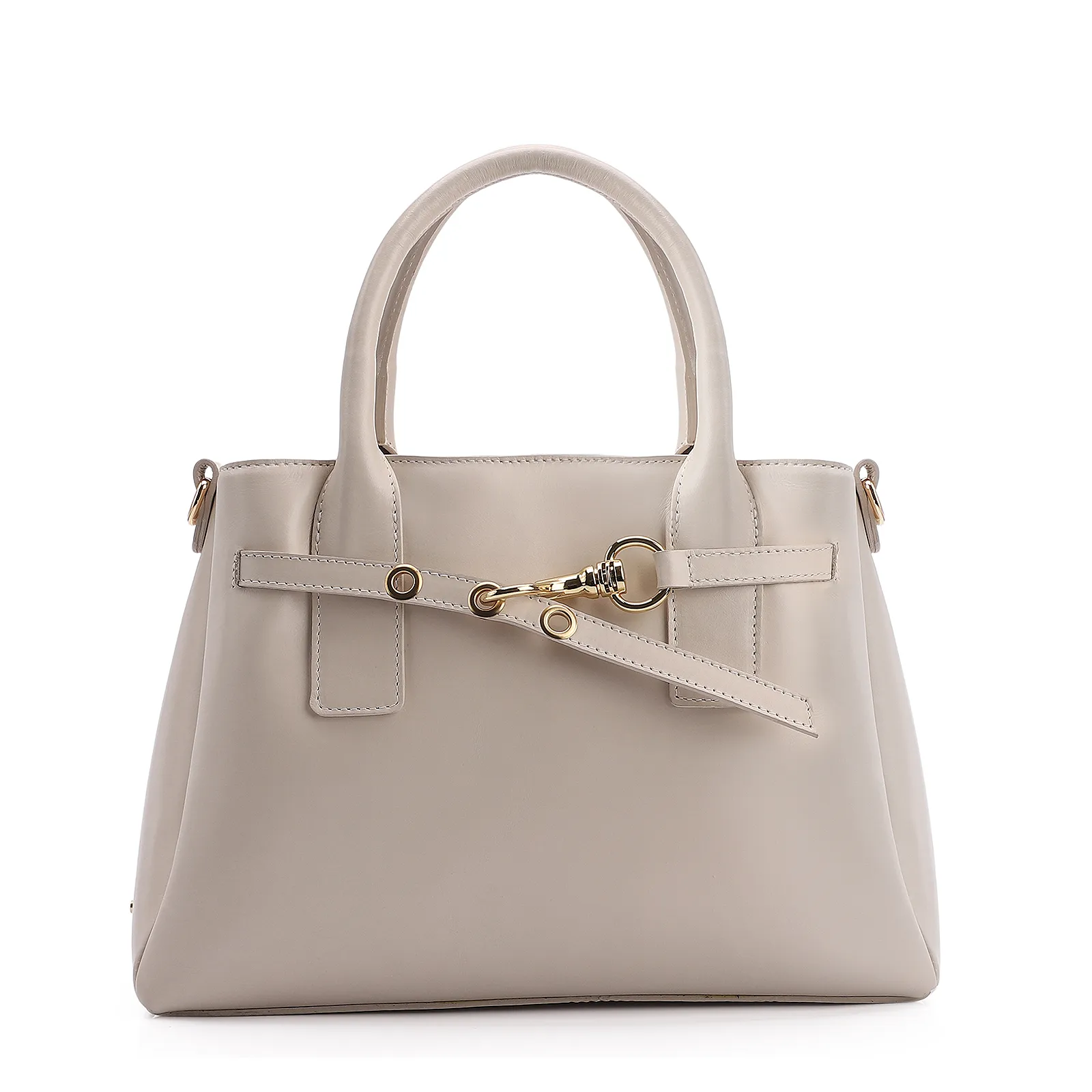 Bolsa Tote Couro Off White