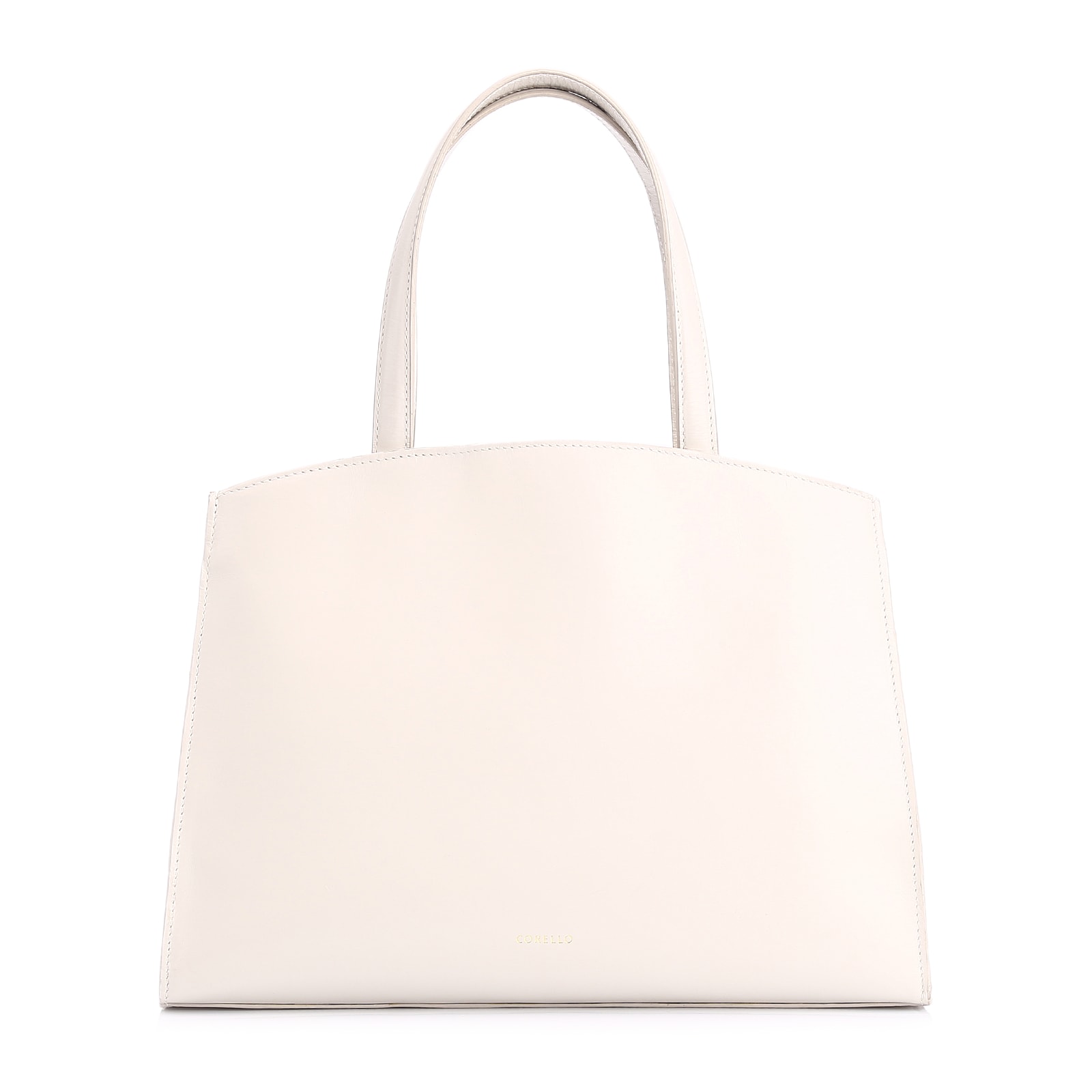 Bolsa Tote Couro Off White