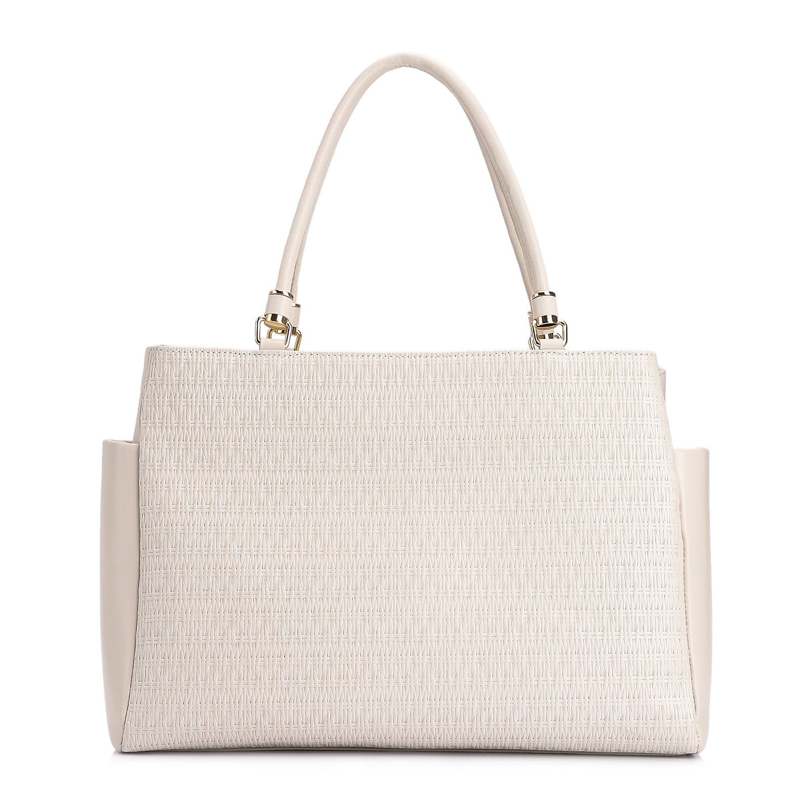 Bolsa Tote Couro Off White