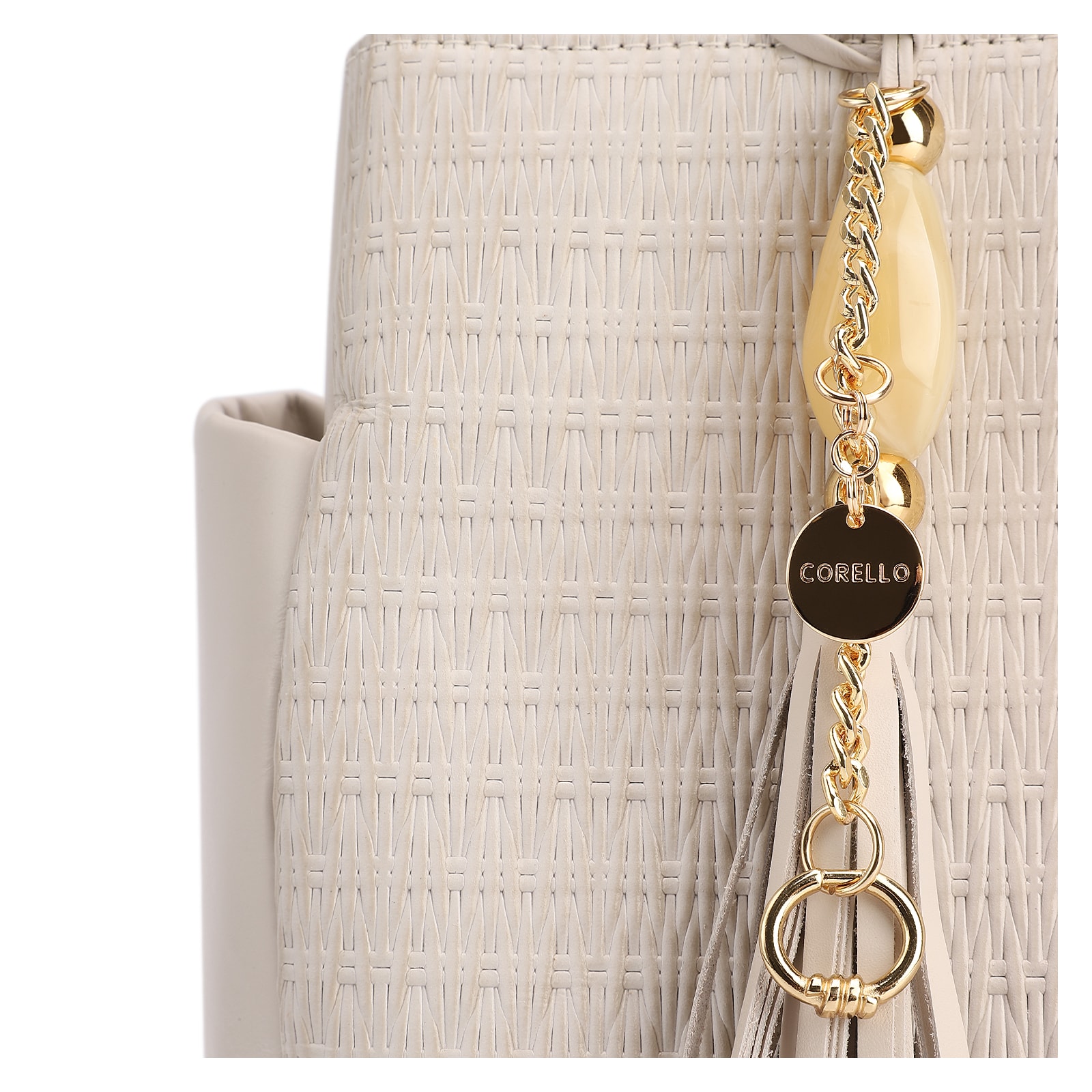 Bolsa Tote Couro Off White