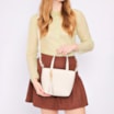 Bolsa Tote Couro Off White - imagem 2