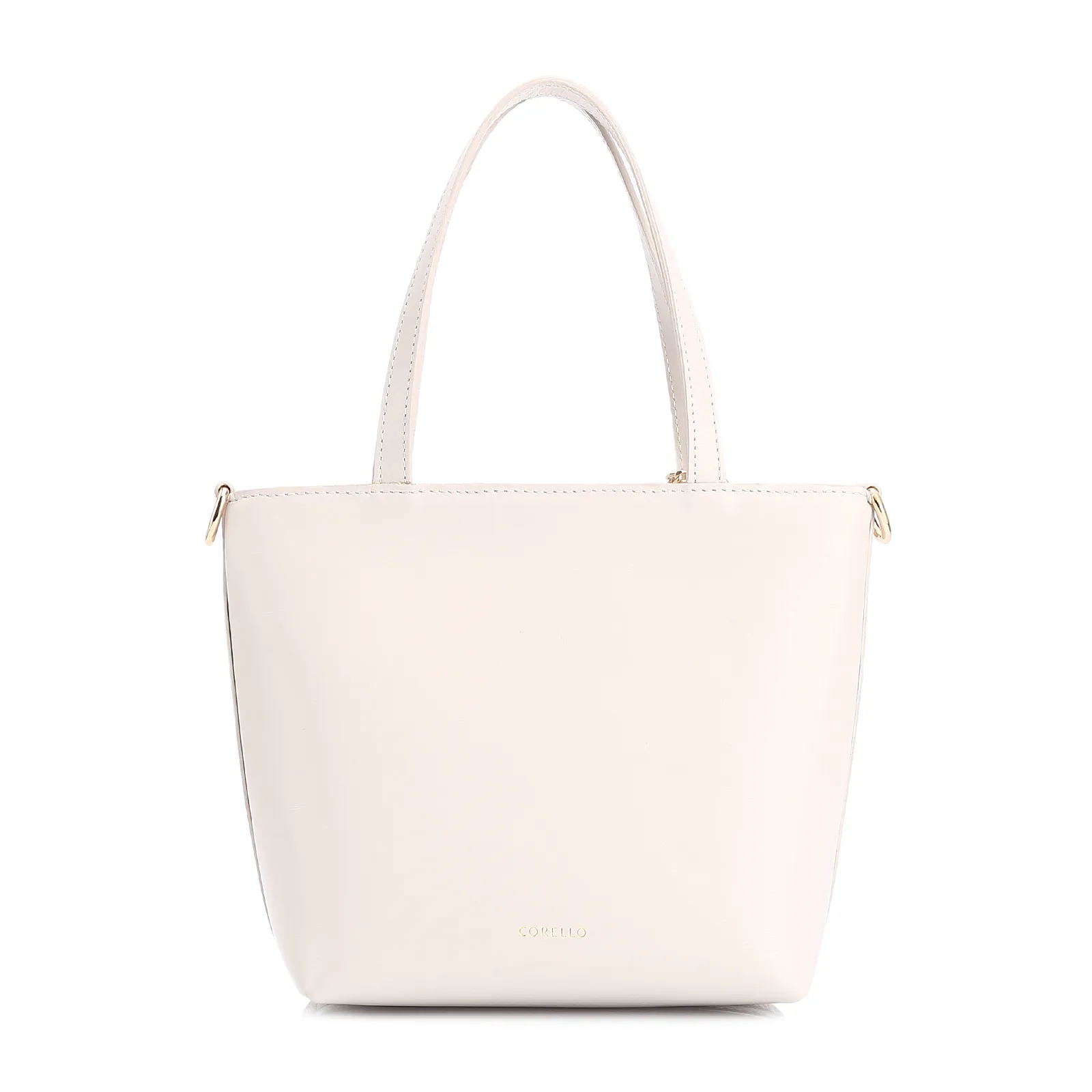 Bolsa Tote Couro Off White
