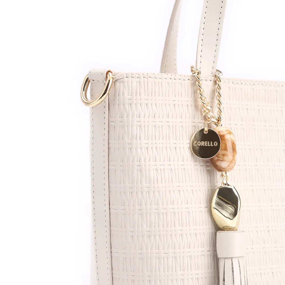 Bolsa Tote Couro Off White - imagem 8