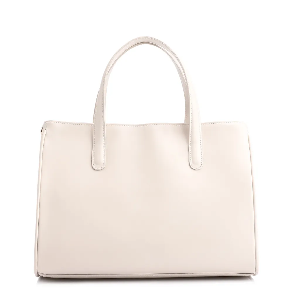 Bolsa Tote Couro Off White - imagem 3