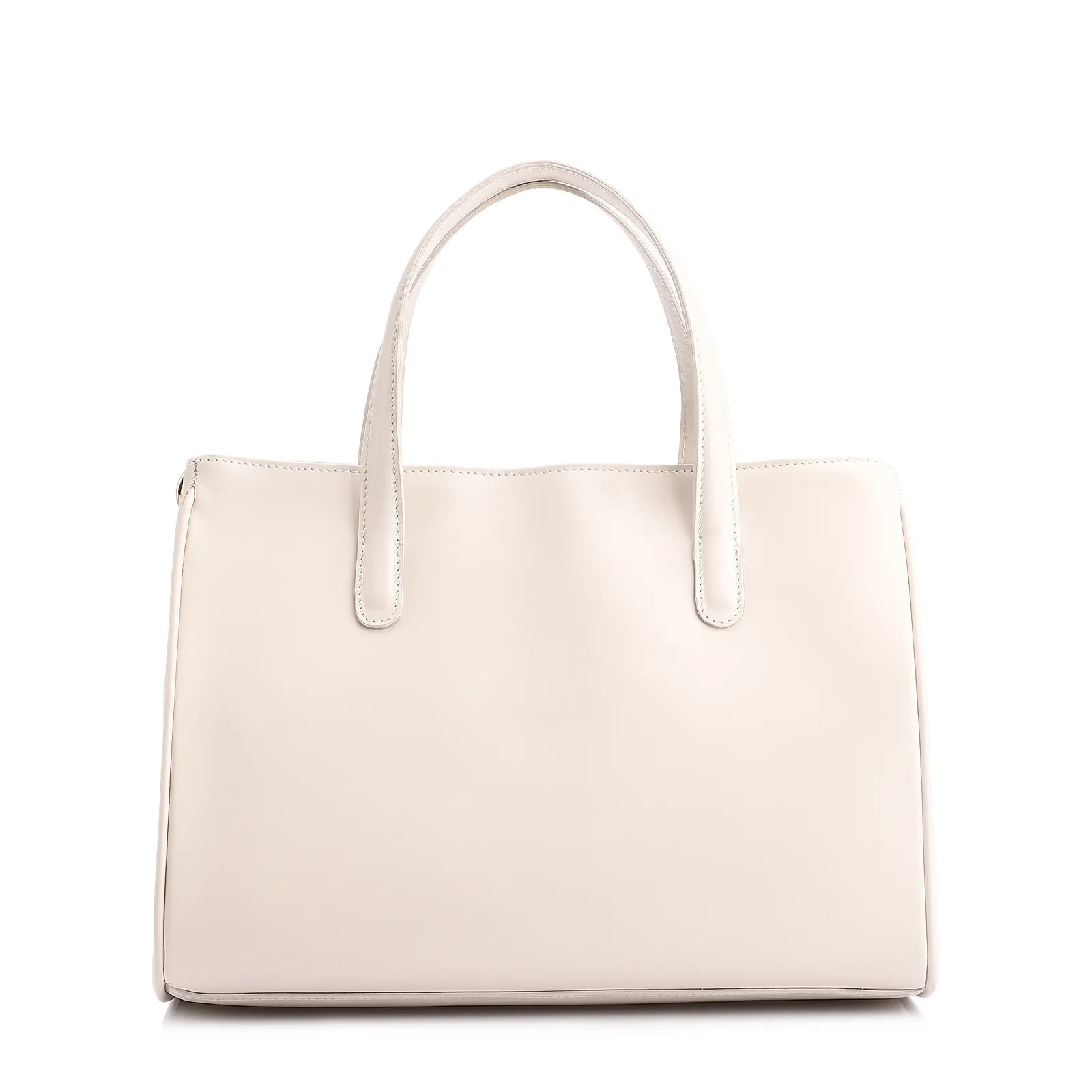 Bolsa Tote Couro Off White