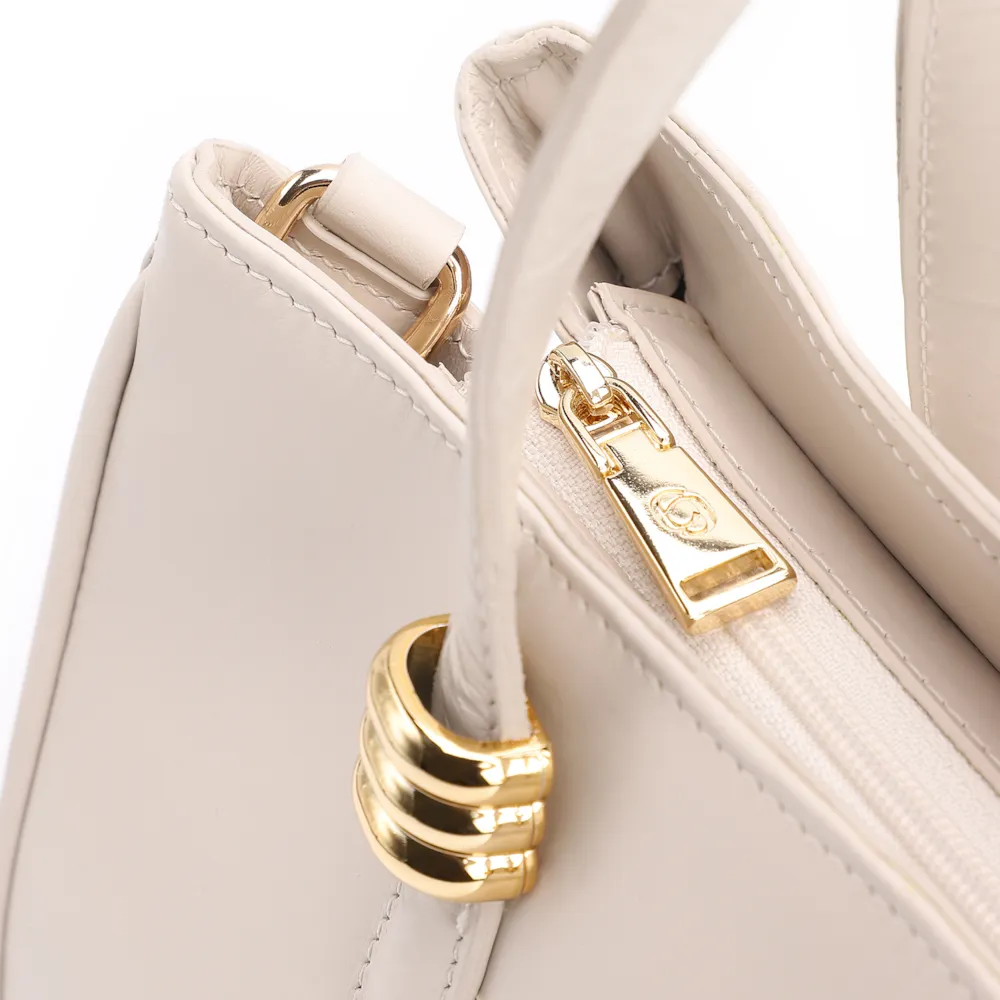 Bolsa Tote Couro Off White - imagem 5