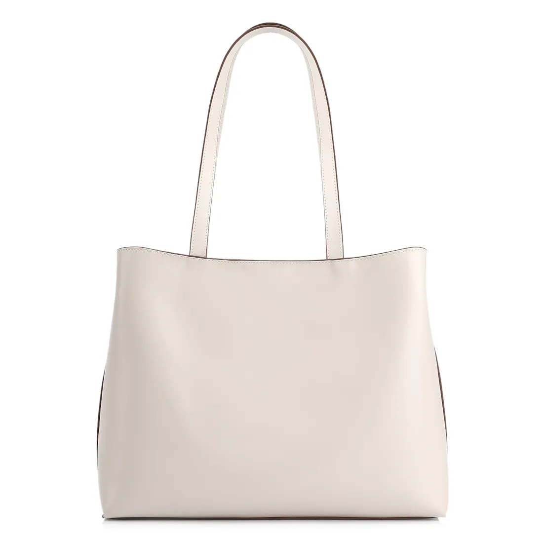 Bolsa Tote Couro Off White - foto 3