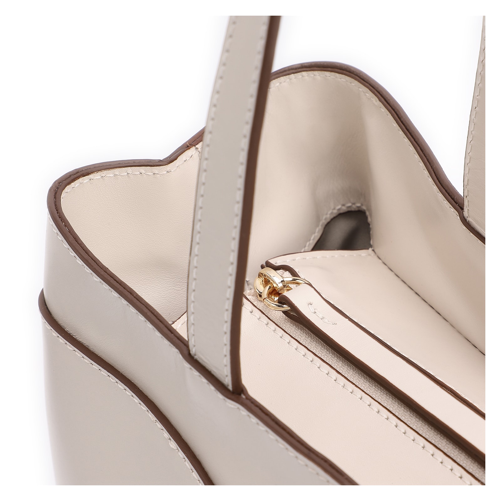 Bolsa Tote Couro Off White