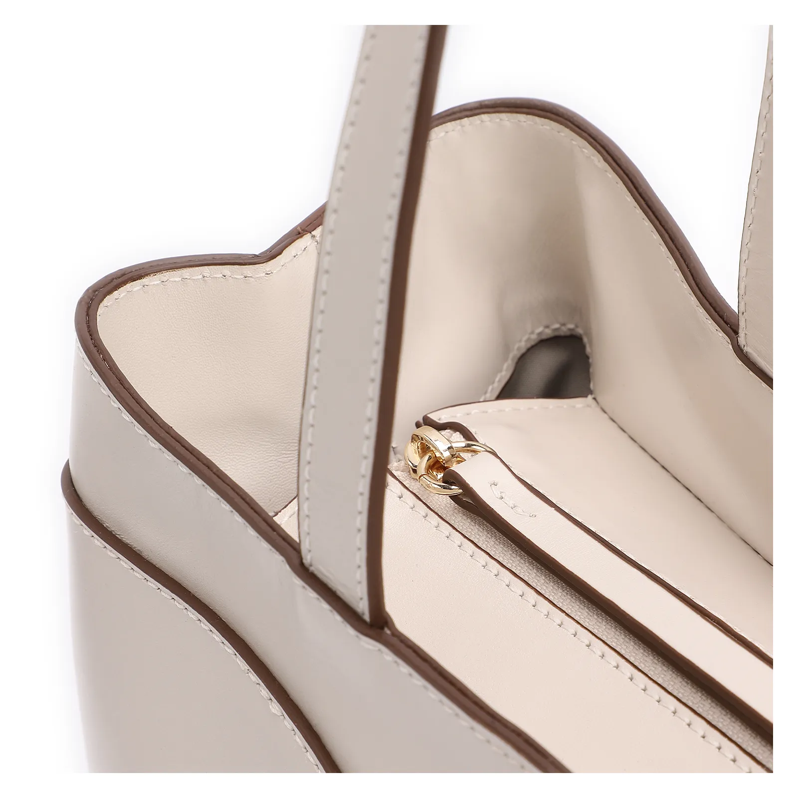 Bolsa Tote Couro Off White