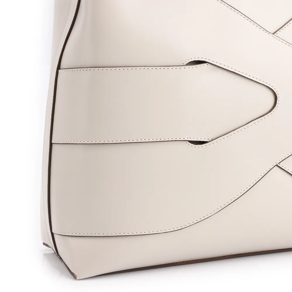 Bolsa Tote Couro Off White - imagem 7