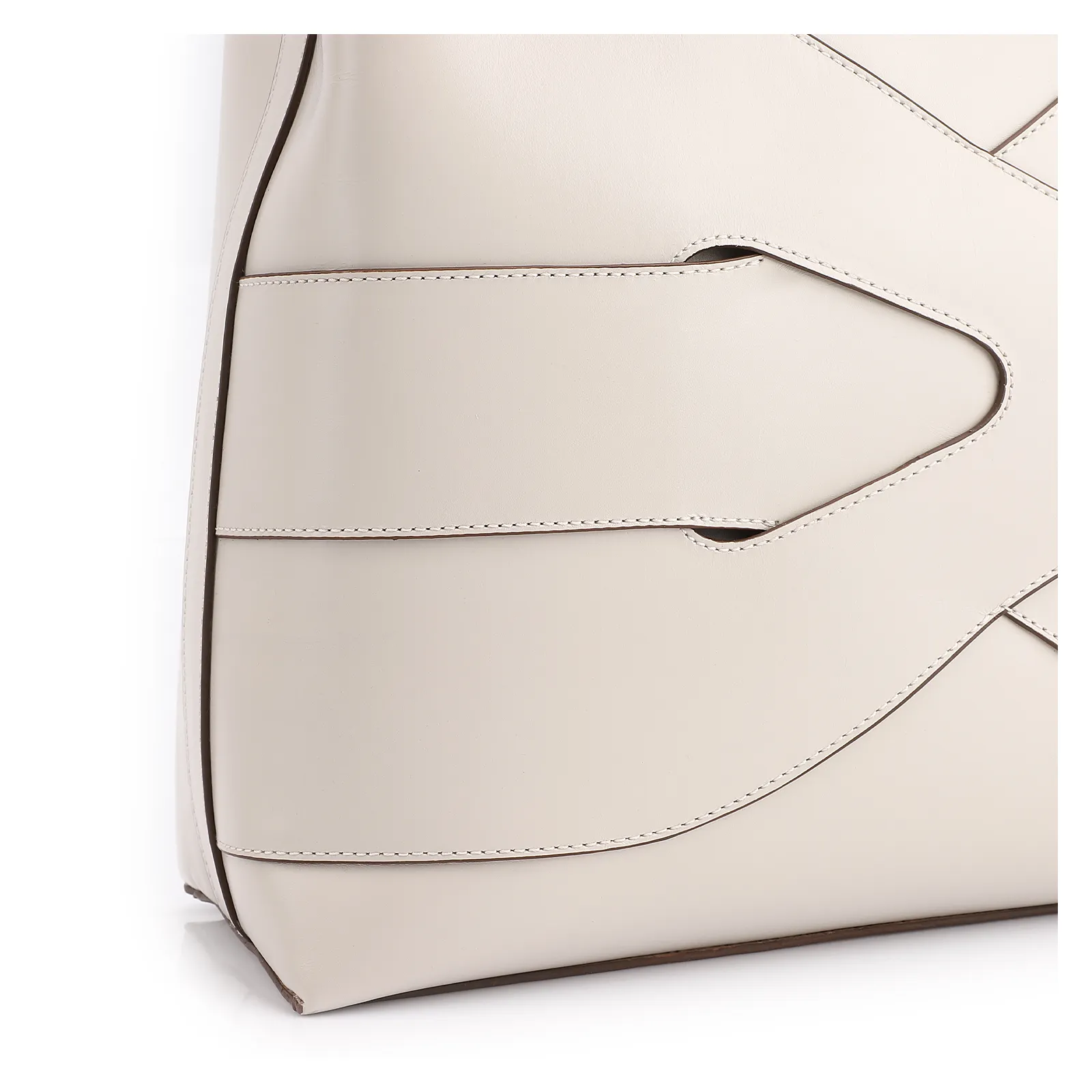 Bolsa Tote Couro Off White