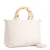 Bolsa Tote Couro Off White - imagem 3