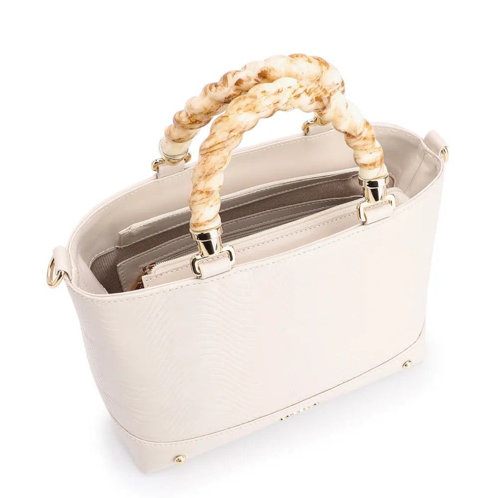 Bolsa Tote Couro Off White - imagem 5