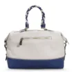 Bolsa Tote Couro Off White/Azul - imagem 3