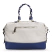 Bolsa Tote Couro Off White/Azul - imagem 3