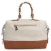 Bolsa Tote Couro Off White/Caramelo - imagem 3