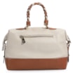 Bolsa Tote Couro Off White/Caramelo - imagem 3