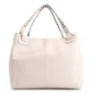 Bolsa Tote Couro Off White/Couro Marrom - imagem 3