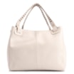 Bolsa Tote Couro Off White/Couro Marrom - imagem 3