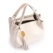 Bolsa Tote Couro Off White/Couro Marrom - imagem 4