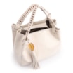Bolsa Tote Couro Off White/Couro Marrom - imagem 4