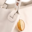 Bolsa Tote Couro Off White/Couro Marrom - imagem 5