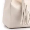 Bolsa Tote Couro Off White/Couro Marrom - imagem 7
