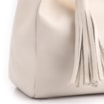 Bolsa Tote Couro Off White/Couro Marrom - imagem 7