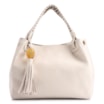 Bolsa Tote Couro Off White/Couro Marrom - imagem 1