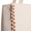 Bolsa Tote Couro Off White/Marrom - imagem 7