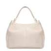 Bolsa Tote Couro Off White/Marrom - imagem 3