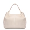 Bolsa Tote Couro Off White/Marrom - imagem 3