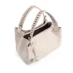 Bolsa Tote Couro Off White/Marrom - imagem 4