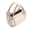 Bolsa Tote Couro Off White/Marrom - imagem 4
