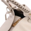 Bolsa Tote Couro Off White/Marrom - imagem 5