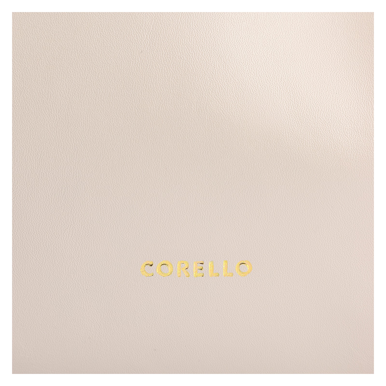 Bolsa Tote Couro Off White/Marrom