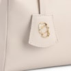 Bolsa Tote Couro Off White/Marrom - imagem 7