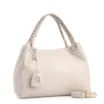 Bolsa Tote Couro Off White/Marrom - imagem 2