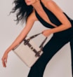 Bolsa Tote Couro Off White/Marrom - imagem 2