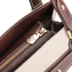 Bolsa Tote Couro Off White/Marrom - imagem 6