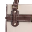 Bolsa Tote Couro Off White/Marrom - imagem 8